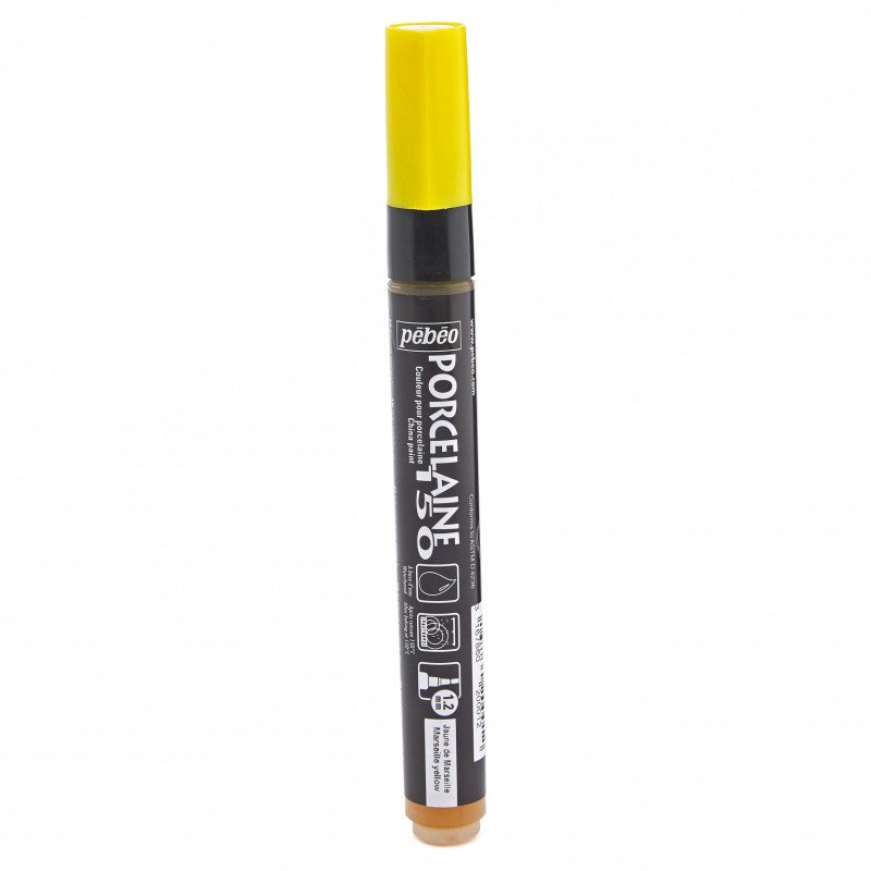 Pebeo Porcelaine 150 Marker Bullet Tip 1.2 mm - Marseilles Yellow
