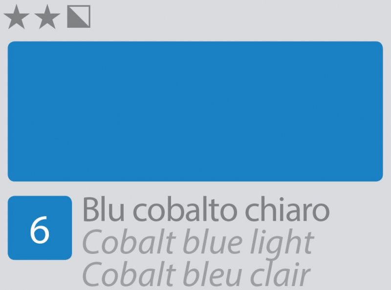 Divolo Accademia Ölfarbe 20 ml - Cobalt Blue Light