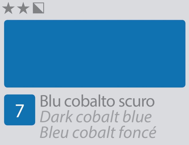 Divolo Accademia Ölfarbe 20 ml - Dunkles Kobaltblau