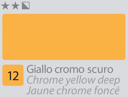 Divolo Accademia Ölfarbe 20 ml - Chrome Yellow Deep