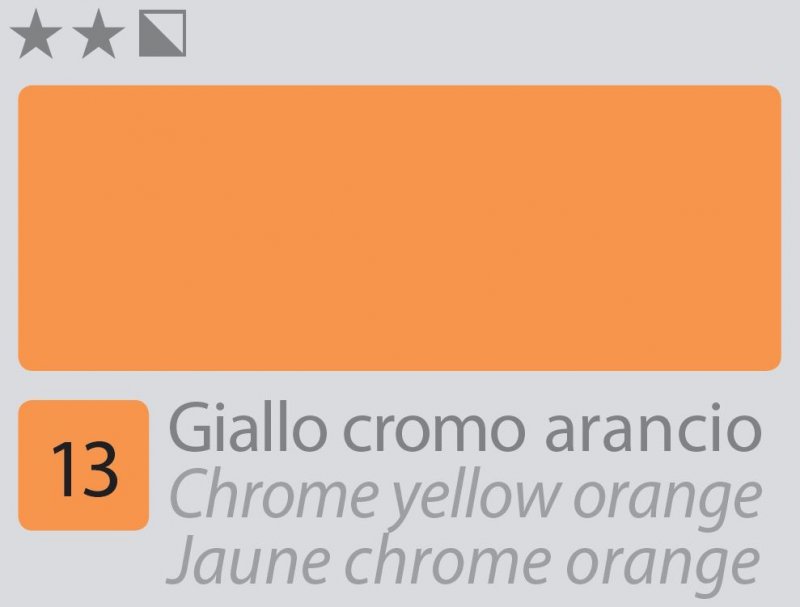 Divolo Accademia Ölfarbe 20 ml - Chrome Yellow Orange