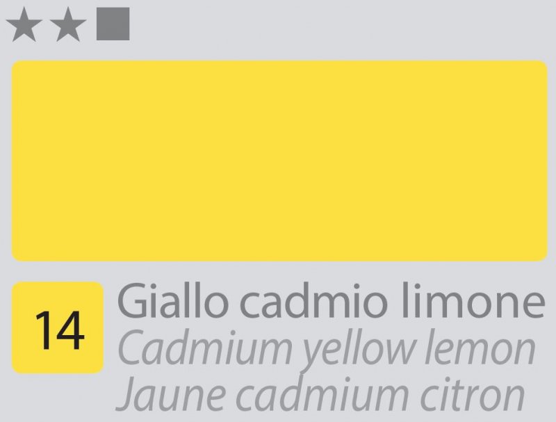 Divolo Accademia Ölfarbe 20 ml - Cadmium Yellow Lemon