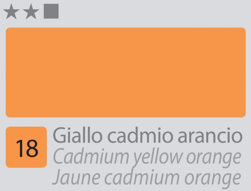 Divolo Accademia Ölfarbe 20 ml - Cadmium Yellow Orange
