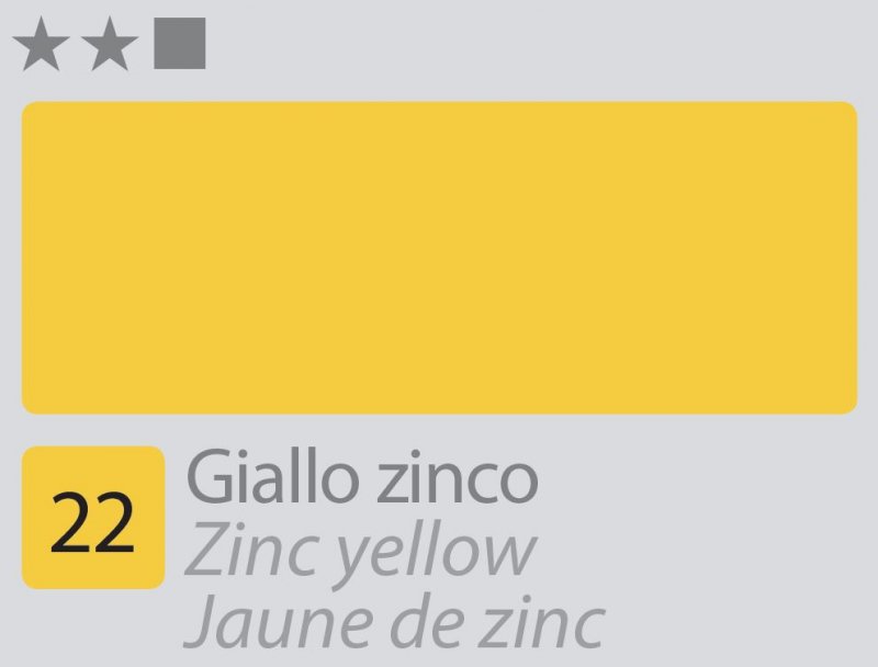 Divolo Accademia Ölfarbe 20 ml - Zinkgeel