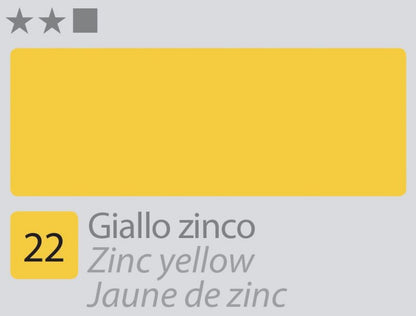 Divolo Accademia Ölfarbe 20 ml - Zinkgeel