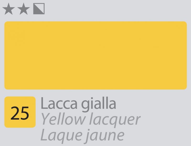 Divolo Accademia Ölfarbe 20 ml - Yellow Lacquer