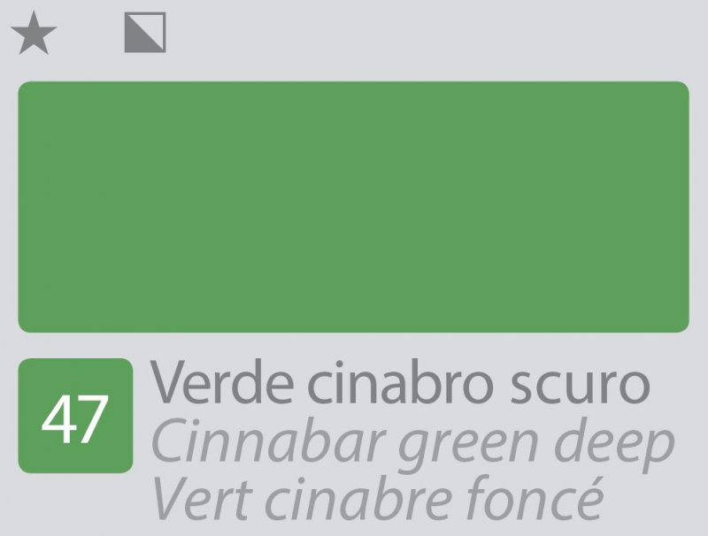 Divolo Accademia Ölfarbe 20 ml - Cinnabar Green Deep