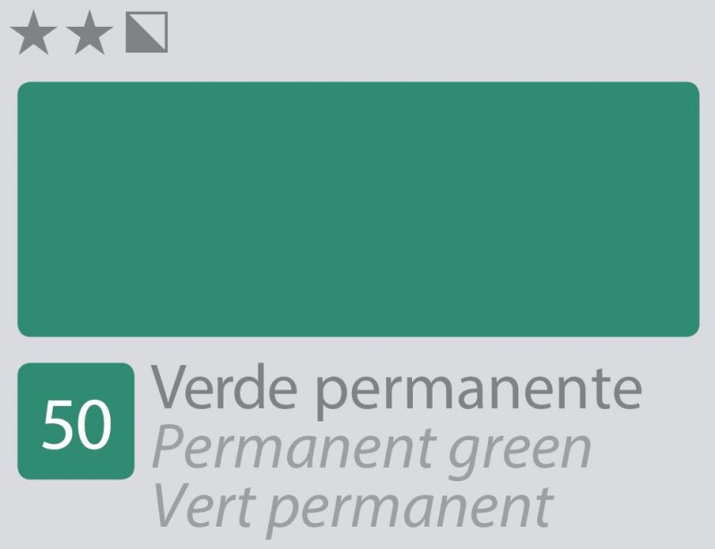Divolo Accademia Ölfarbe 20 ml - Permanent Green