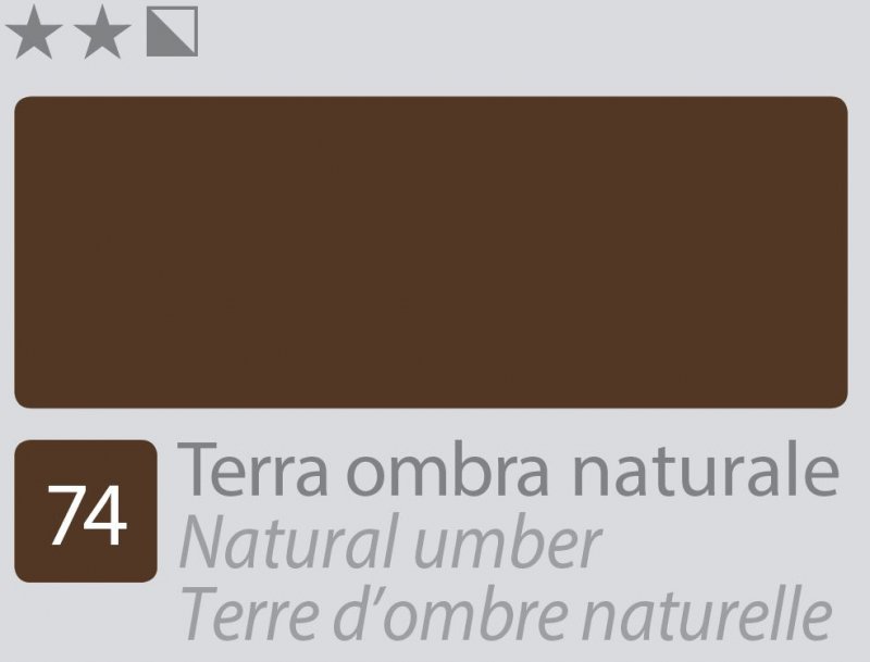 Divolo Accademia Ölfarbe 20 ml - Natural Umber