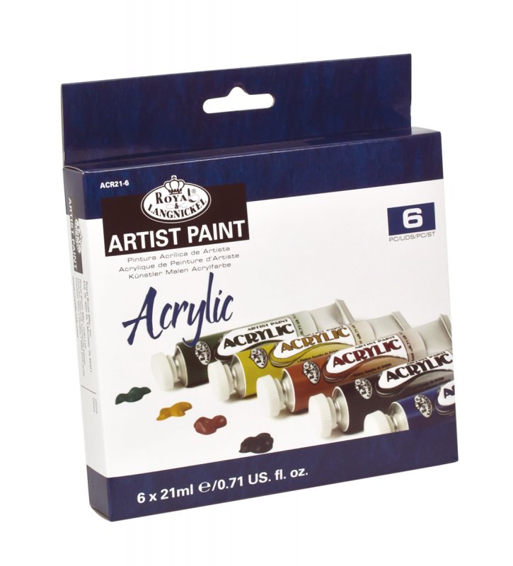 Royal & Langnickel Essentials Acrylic Sets - 6 x 21 ml