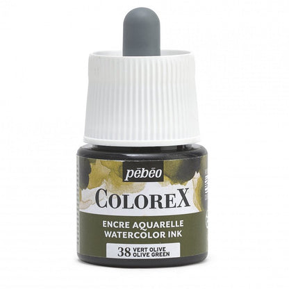 Pebeo Colorex Aquarelltinte 45 ml - 38 - Olijfgroen