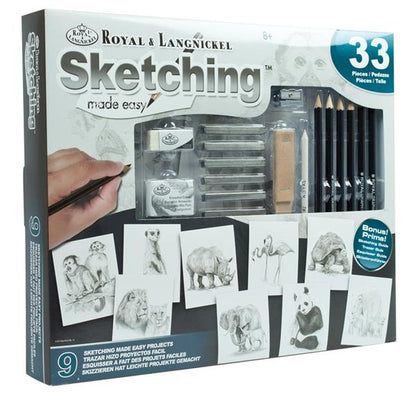 R&L Sketching Made Easy Animals Activity Pack