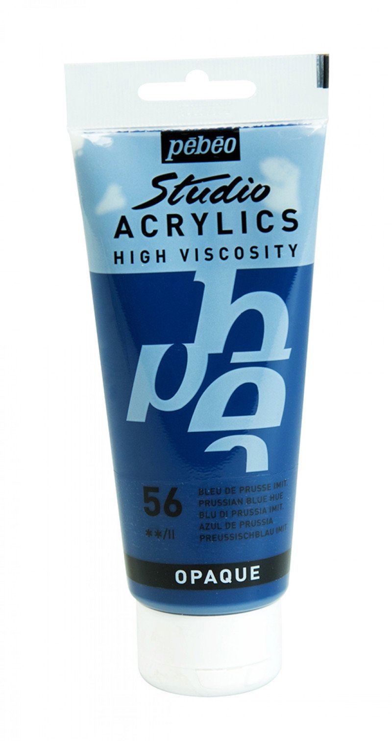 Pebeo Studio Acrylfarbe 100 ml - Prussian Blue Hue