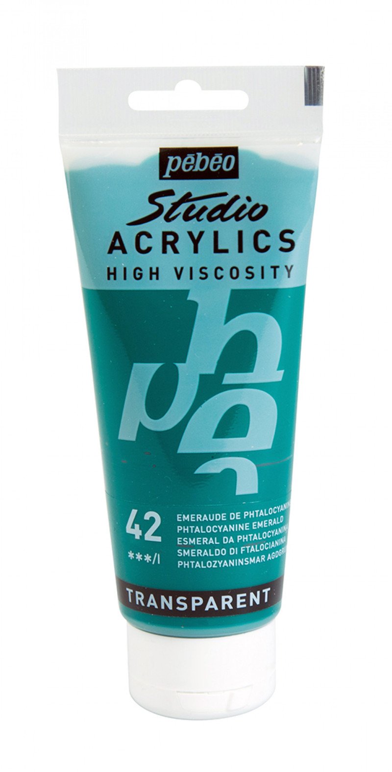 Pebeo Studio Acrylfarbe 100 ml - 42 - Phtalocyaansmaragdgroen