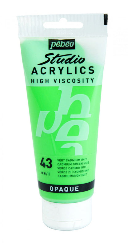 Pebeo Studio Acrylfarbe 100 ml - 43 - Cadmiumgroen Imitation