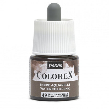 Pebeo Colorex Aquarelltinte 45 ml - 49 - Taubengrau