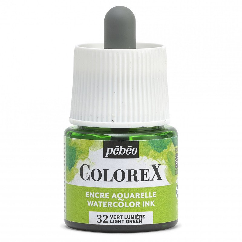 Pebeo Colorex Aquarelltinte 45 ml - 32 - Hell Grün