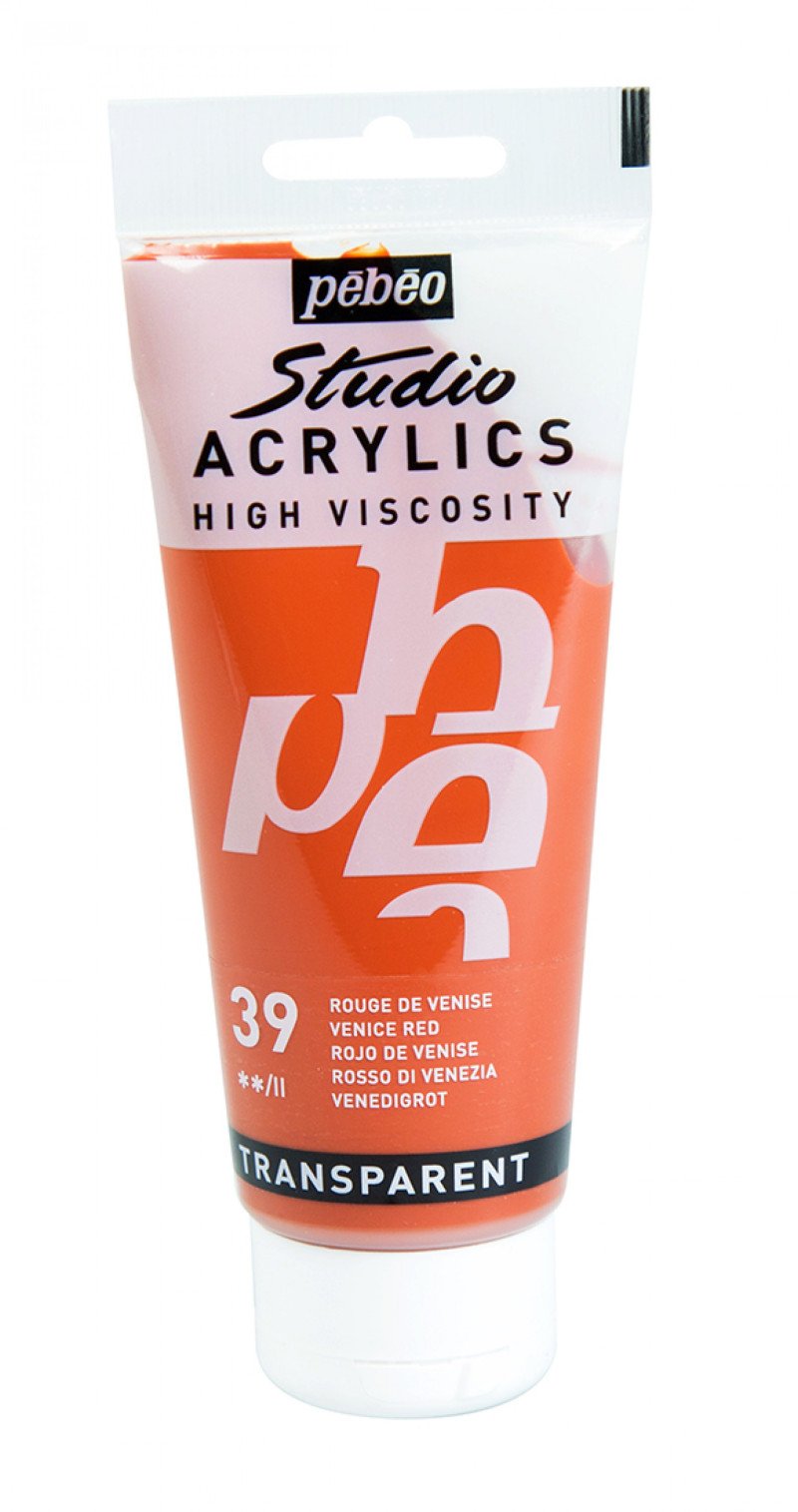 Pebeo Studio Acrylfarbe 100 ml - 39 - Venezianischrot