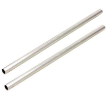 Aluminiumrohr 2 St. für Hintergrund Rolle 100 cm x 5 cm x 2,5 mm