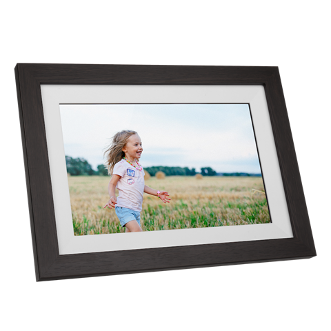Frameo Digitaler Fotorahmen HF-101WB Braun 10.1 Inch — 2