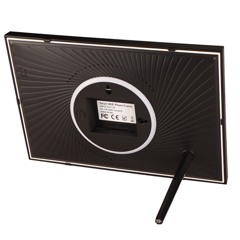 Frameo Digitaler Fotorahmen HF-109T Schwarz 10.1 Inch mit FrameGlow — 3