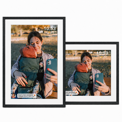 Frameo Digitaler Fotorahmen HF-109T Schwarz 10.1 Inch mit FrameGlow — 4
