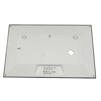 Bilderrahmen Fotocube 3-in-1 Digitaler Fotorahmen mit Kalender PW156-CA Schwarz 15.6 Inch