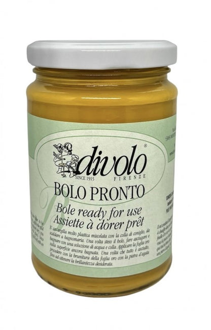 Divolo Gebrauchsfertige Poliment Vergoldungsgrund - 300 ml - Gelber Ocker