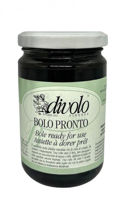 Divolo Gebrauchsfertige Poliment Vergoldungsgrund - 300 ml - Schwarz