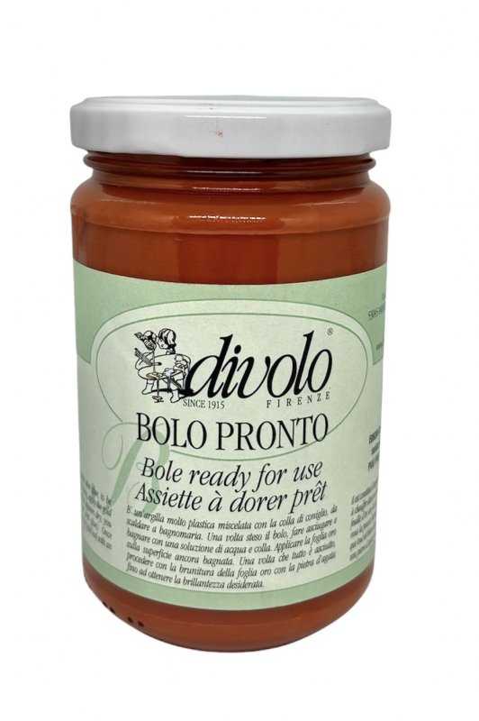 Divolo Gebrauchsfertige Poliment Vergoldungsgrund - 300 ml - Rot