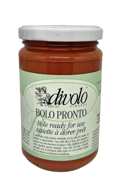 Divolo Gebrauchsfertige Poliment Vergoldungsgrund - 300 ml - Rot