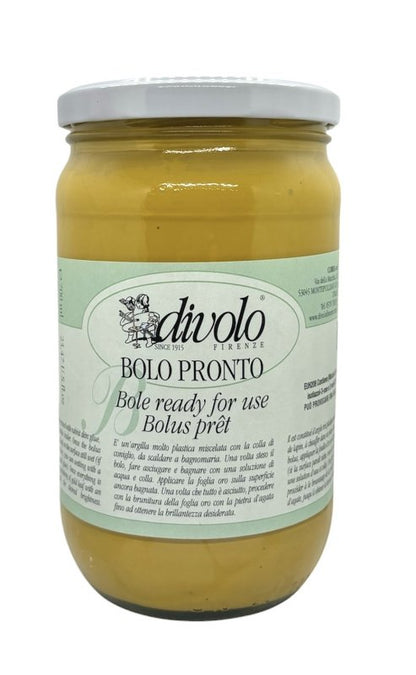 Divolo Gebrauchsfertige Poliment Vergoldungsgrund - 700 ml - Gelber Ocker