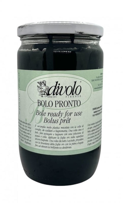 Divolo Gebrauchsfertige Poliment Vergoldungsgrund - 700 ml - Schwarz