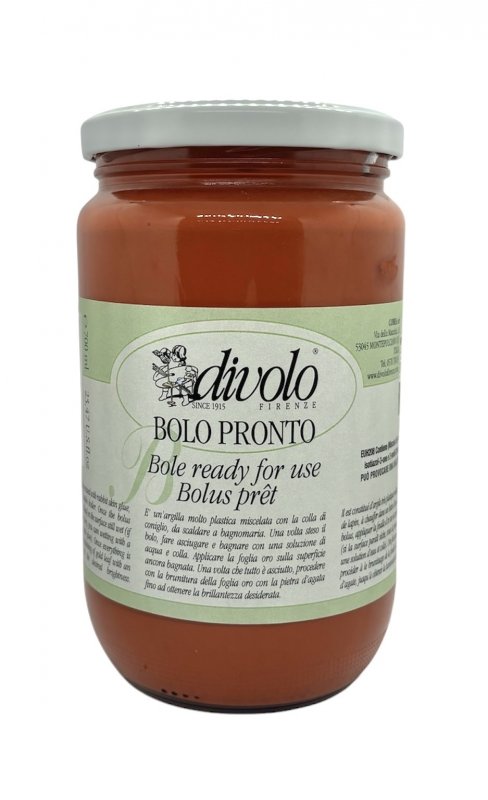 Divolo Gebrauchsfertige Poliment Vergoldungsgrund - 700 ml - Rot