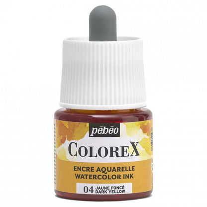 Pebeo Colorex Aquarelltinte 45 ml - 04 - Dunkelgelb