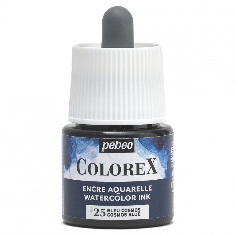Pebeo Colorex Aquarelltinte 45 ml - 25 - Kosmosblau