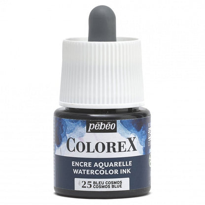 Pebeo Colorex Aquarelltinte 45 ml - 25 - Kosmosblau