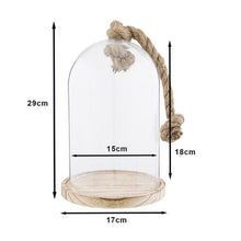 Clayre Eef Glasglocke 6GL2222 Transparent 17x29 cm — 2