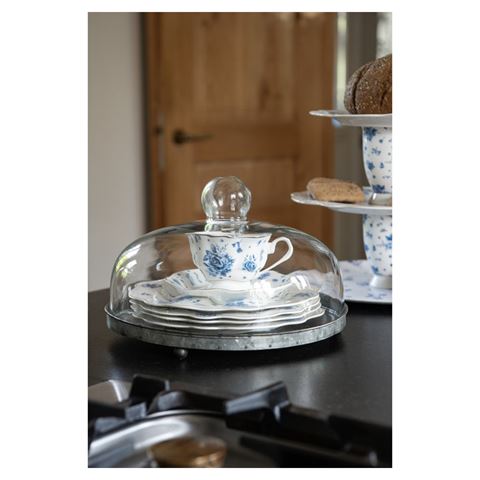 Clayre Eef Glasglocke 6GL2492 Grey Transparent 16x15 cm — 3