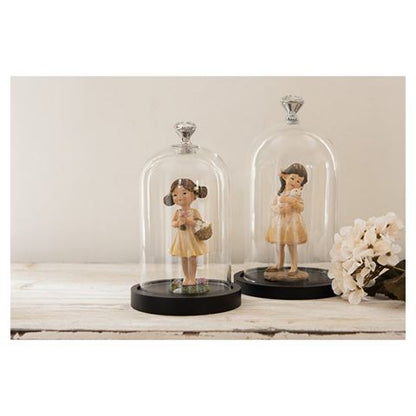 Clayre Eef 6GL2544 Glasglocke Transparent 14x25 cm — 3