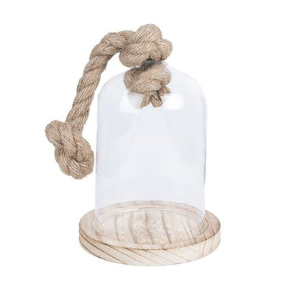 Clayre Eef 6GL2220 Glasglocke Transparent 12x19 cm