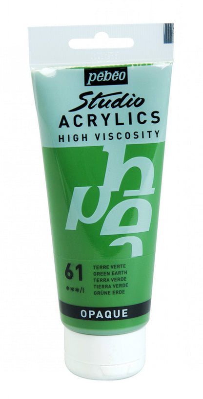 Pebeo Studio Acrylfarbe 100 ml - 61 - Groene aarde