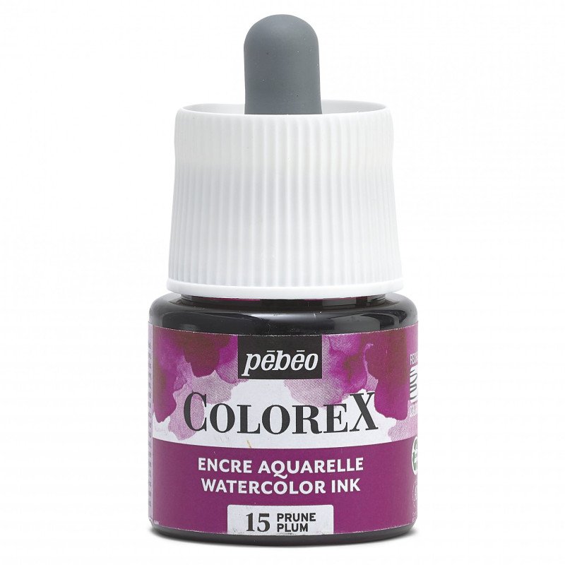 Pebeo Colorex Aquarelltinte 45 ml - 15 - Pruim
