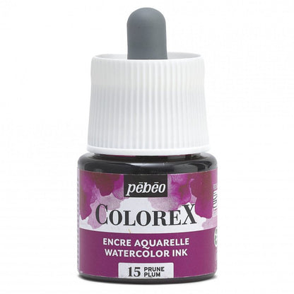 Pebeo Colorex Aquarelltinte 45 ml - 15 - Pruim