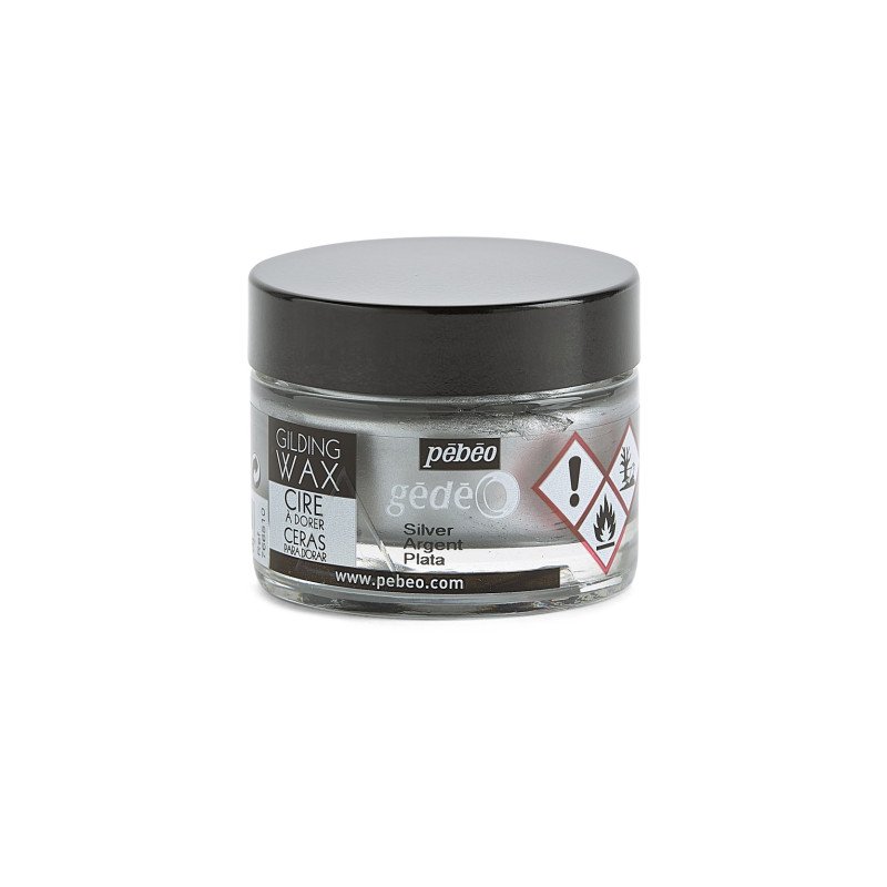 Pebeo Gedeo Gilding Wax 30 ml - Silber