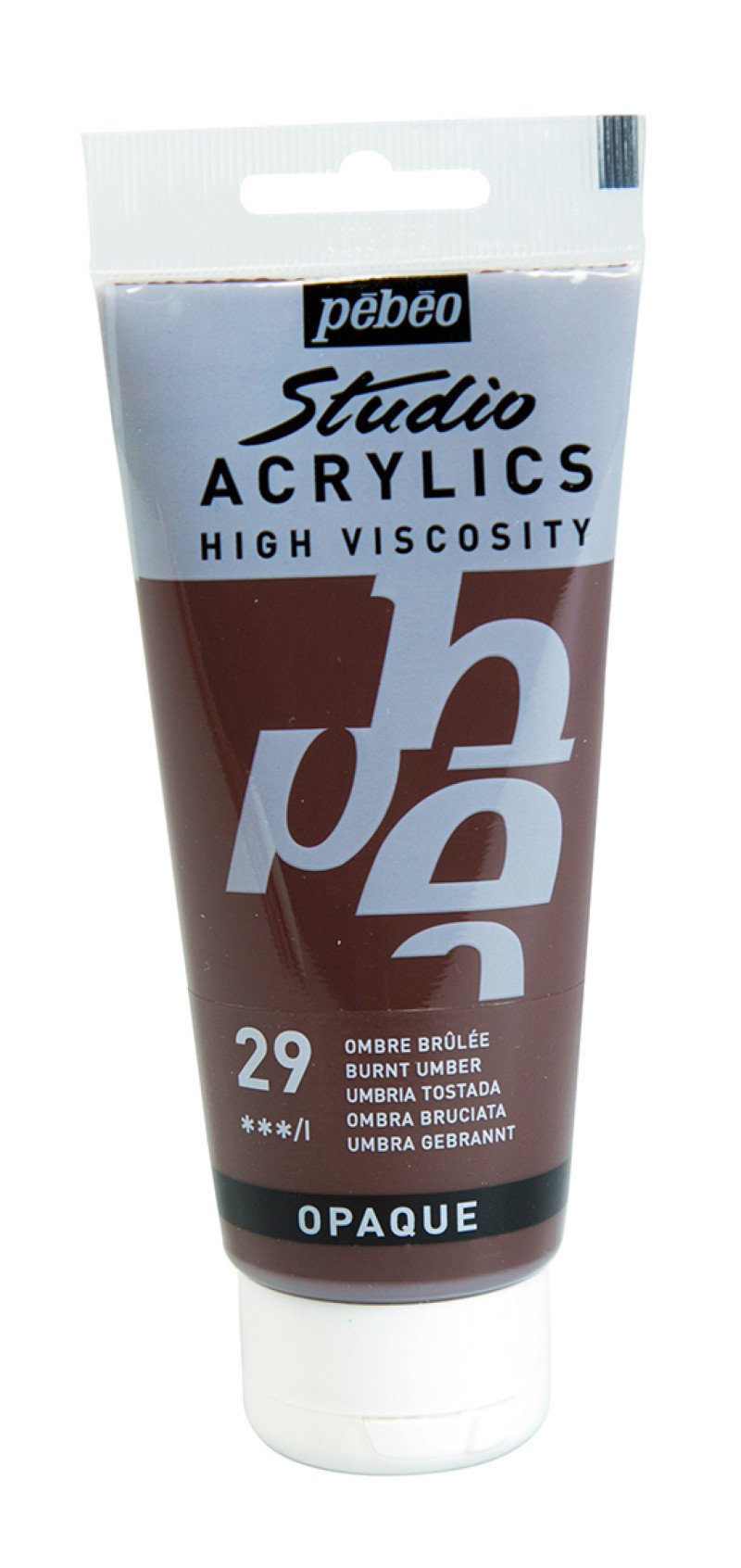Pebeo Studio Acrylfarbe 100 ml - 29 - Gebrannte Umbra