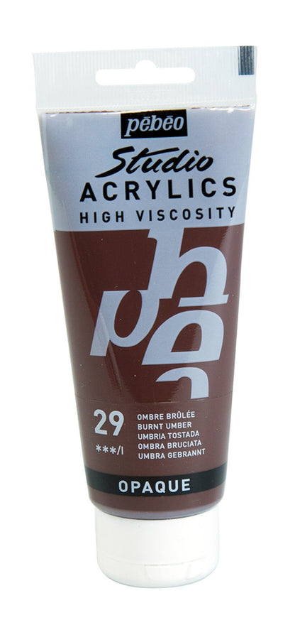 Pebeo Studio Acrylfarbe 100 ml - 29 - Gebrannte Umbra