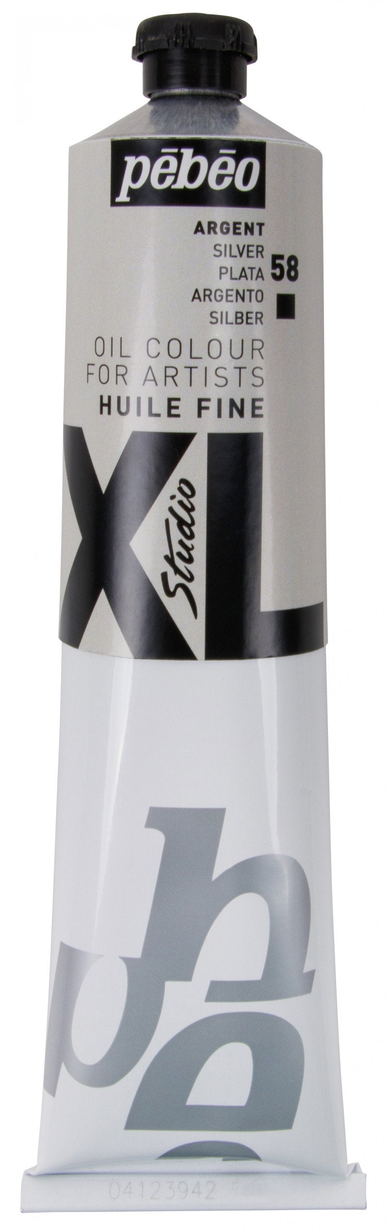 Pebeo Studio XL Ölfarbe 200 ml - 58 - Silber