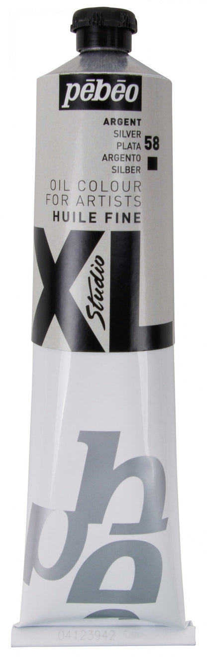 Pebeo Studio XL Ölfarbe 200 ml - 58 - Silber