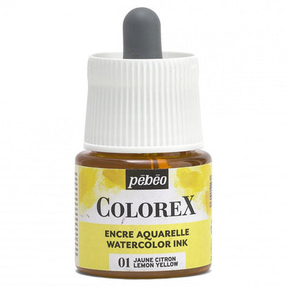 Pebeo Colorex Aquarelltinte 45 ml - 01 - Zitronengelb